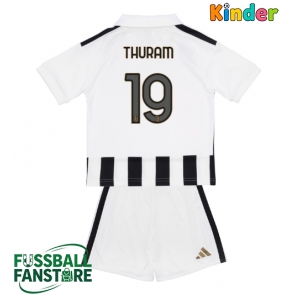 Juventus Khephren Thuram #19 Replik Heimtrikot Kinder 2026-27 Kurzarm (+ Kurze Hosen)